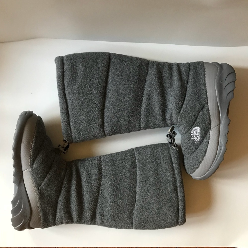North Face gray boots heat seeker sz 8 women’s